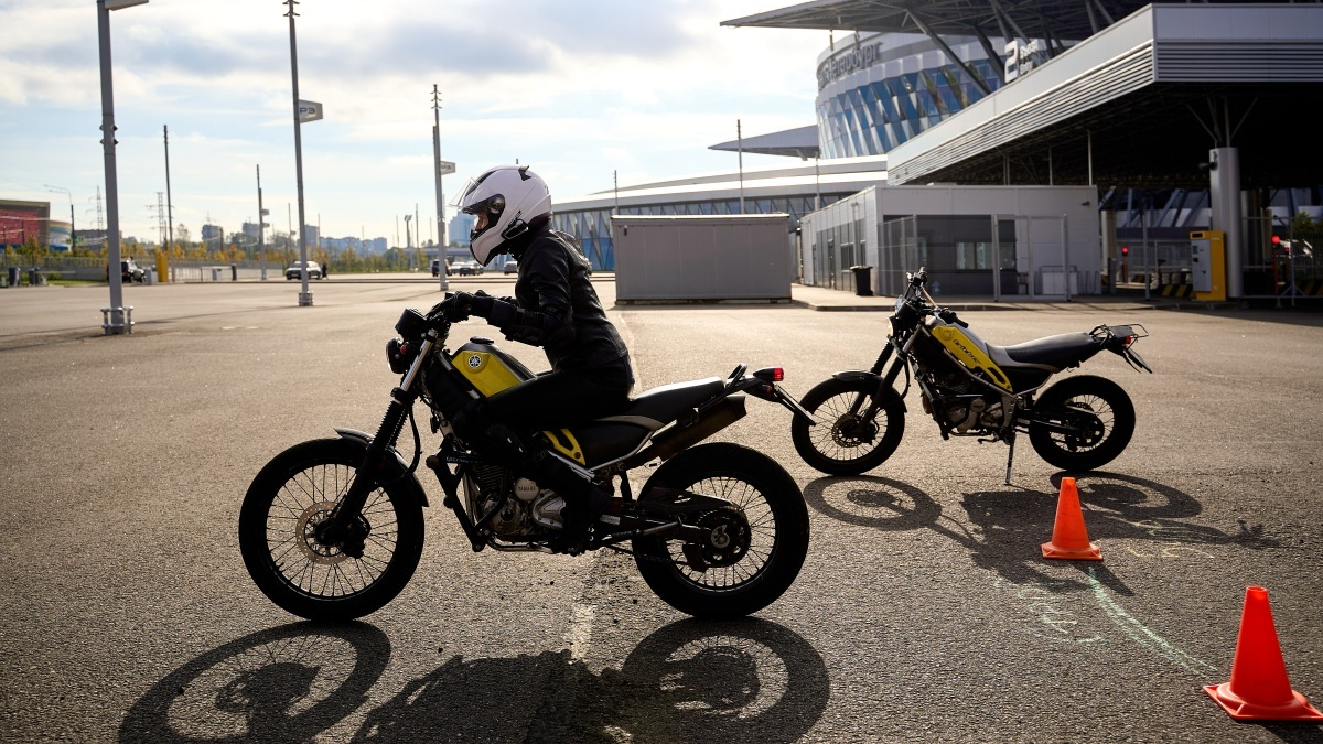 Площадка Мотошколы А на СКА Арене Мотошкола СКА Арена